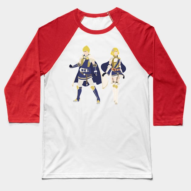 Minimalist Fire Emblem Warriors Baseball T-Shirt by Blitzitron25